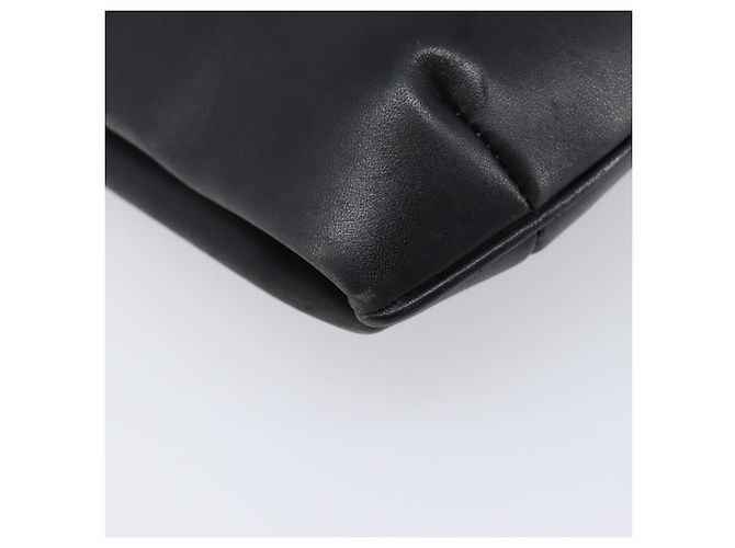 Céline Bolsa de Ombro com Corrente CELINE em Couro Preto e Dourado Auth ep16204 - vista 18