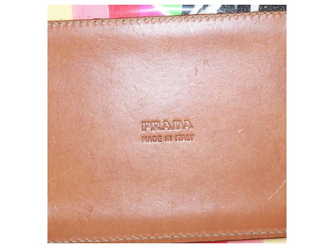PRADA Tote Bag Vinyl Multicolor Silver Auth 204422A Silvery Multiple colors - view 22
