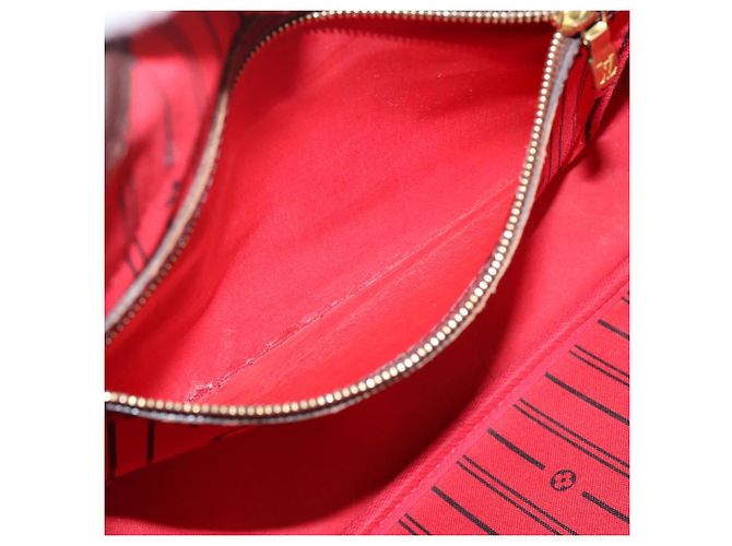 Borsa Tote LOUIS VUITTON Damier Ebene Neverfull PM N51109 LV Auth ep15899 - vista 25
