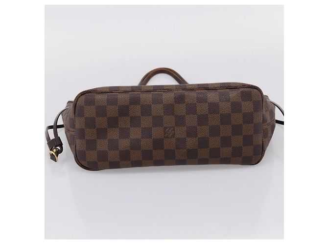 Borsa Tote LOUIS VUITTON Damier Ebene Neverfull PM N51109 LV Auth ep15899 - vista 5