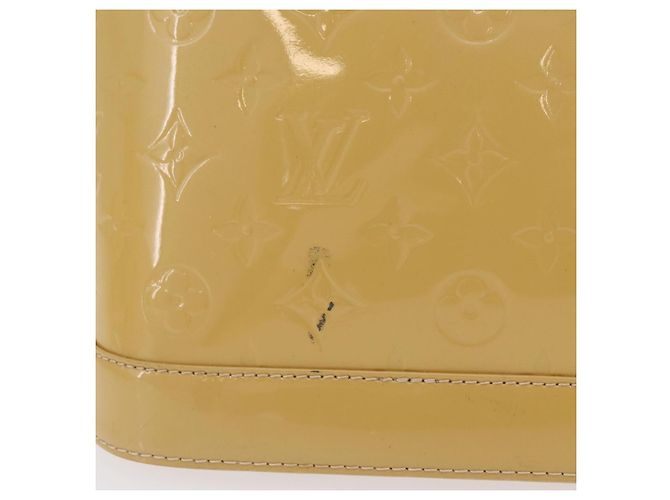 LOUIS VUITTON Monogram Vernis Alma PM Hand Bag Beige M90170 LV Auth ka6313A - vista 14