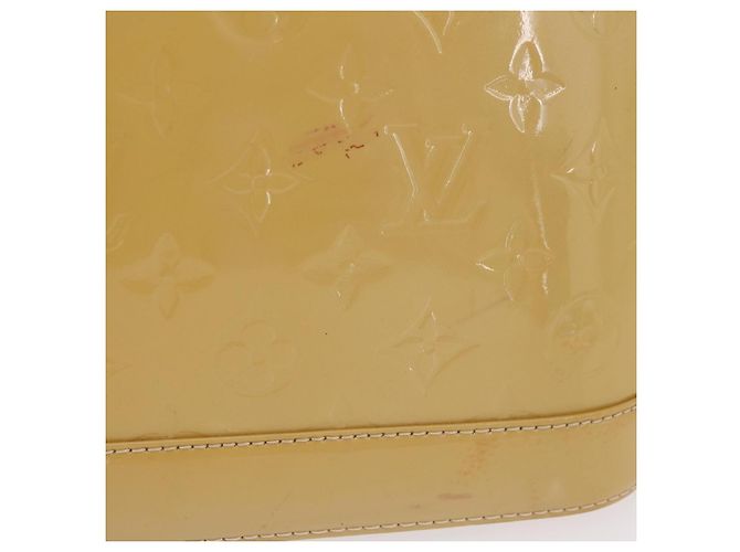 LOUIS VUITTON Monogram Vernis Alma PM Hand Bag Beige M90170 LV Auth ka6313A - vista 2