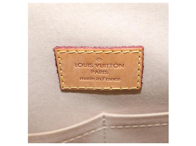 LOUIS VUITTON Monogram Vernis Alma PM Hand Bag Beige M90170 LV Auth ka6313A - vista 22