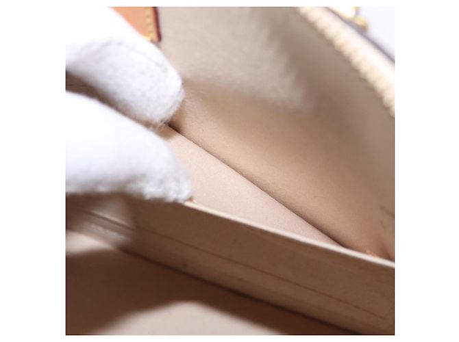 LOUIS VUITTON Monogram Vernis Alma PM Hand Bag Beige M90170 LV Auth ka6313A - vista 25