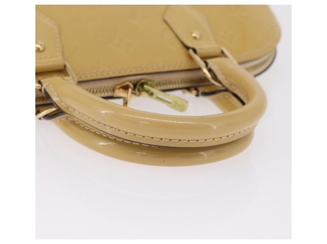LOUIS VUITTON Monogram Vernis Alma PM Hand Bag Beige M90170 LV Auth ka6313A - vista 7