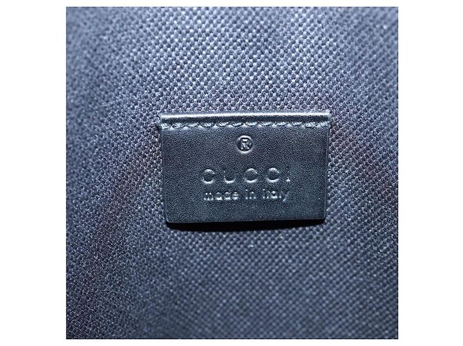 Borsa a tracolla GUCCI GG Supreme Sherry Line PVC Nero 599521 Auth ep15871A - vista 22