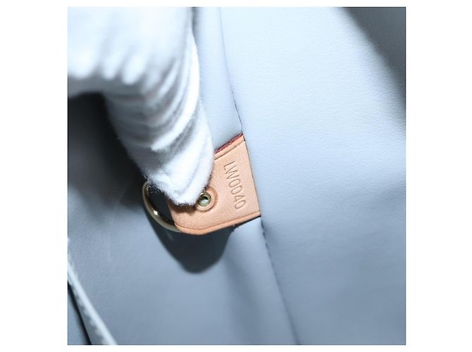 LOUIS VUITTON Monogram Vernis Houston Hand Bag Gris M91053 LV Auth gh2377 Grau - Ansicht 12