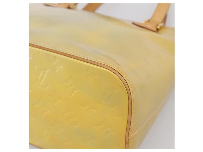 LOUIS VUITTON Monogram Vernis Houston Hand Bag Gris M91053 LV Auth gh2377 Grau - Ansicht 14