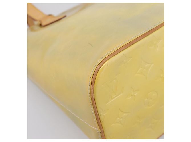 LOUIS VUITTON Monogram Vernis Houston Hand Bag Gris M91053 LV Auth gh2377 Grau - Ansicht 15