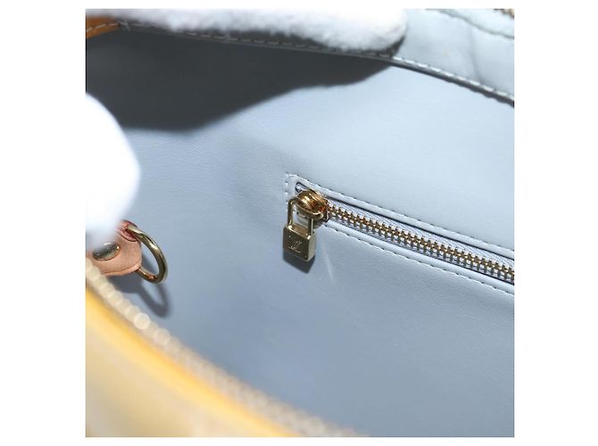 LOUIS VUITTON Monogram Vernis Houston Hand Bag Gris M91053 LV Auth gh2377 Grau - Ansicht 21
