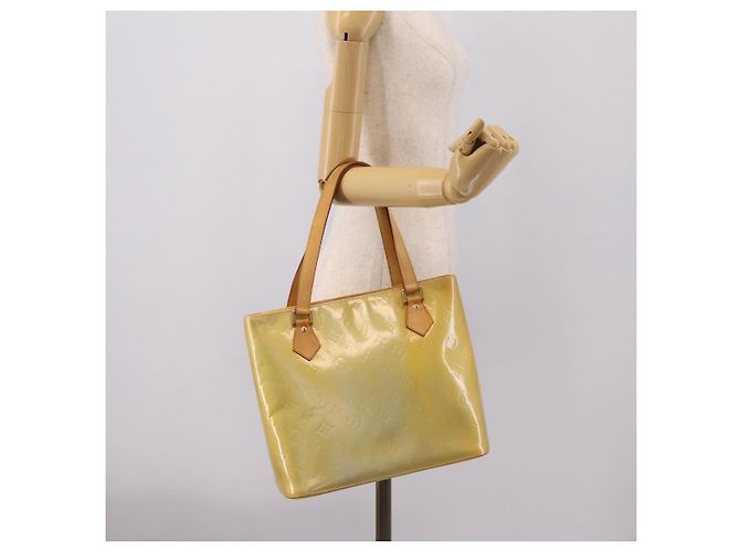 LOUIS VUITTON Monogram Vernis Houston Hand Bag Gris M91053 LV Auth gh2377 Grau - Ansicht 24