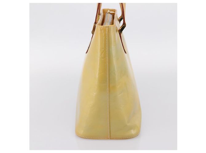 LOUIS VUITTON Monogram Vernis Houston Hand Bag Gris M91053 LV Auth gh2377 Grau - Ansicht 4