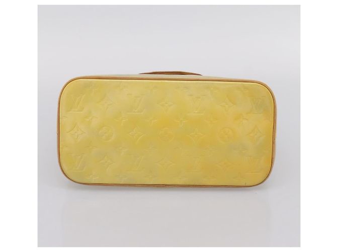 LOUIS VUITTON Monogram Vernis Houston Hand Bag Gris M91053 LV Auth gh2377 Grau - Ansicht 5