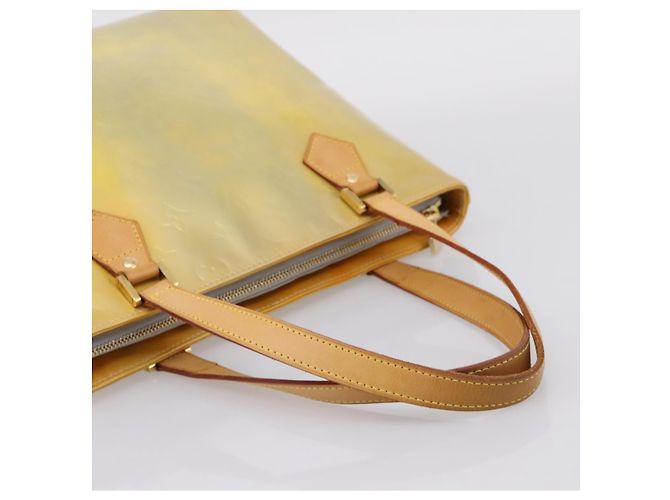 LOUIS VUITTON Monogram Vernis Houston Hand Bag Gris M91053 LV Auth gh2377 Grau - Ansicht 7