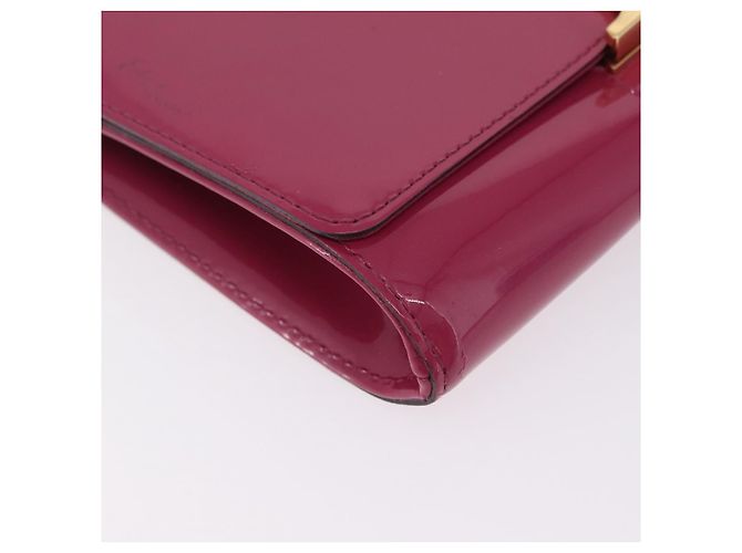 LOUIS VUITTON Pochette Louise EW Clutch Bag Rose Andian M94270 LV Auth ka6341 - vista 14