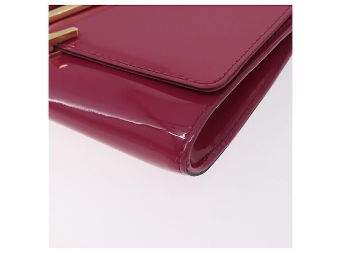 LOUIS VUITTON Pochette Louise EW Clutch Bag Rose Andian M94270 LV Auth ka6341 - vista 15