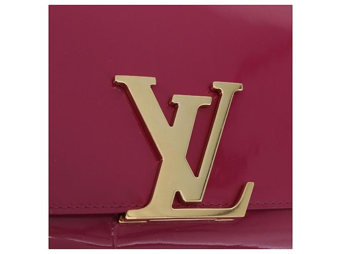 LOUIS VUITTON Pochette Louise EW Clutch Bag Rose Andian M94270 LV Auth ka6341 - vista 18