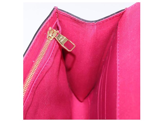 LOUIS VUITTON Pochette Louise EW Clutch Bag Rose Andian M94270 LV Auth ka6341 - vista 22