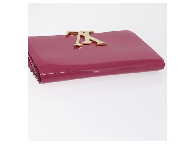 LOUIS VUITTON Pochette Louise EW Clutch Bag Rose Andian M94270 LV Auth ka6341 - vista 7