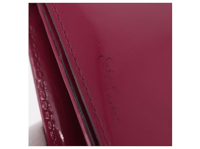 LOUIS VUITTON Pochette Louise EW Clutch Bag Rose Andian M94270 LV Auth ka6341 - vista 9