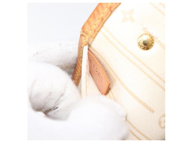 Borsa Tote LOUIS VUITTON Damier Azur Neverfull PM N41362 LV Auth ep15839 - vista 12