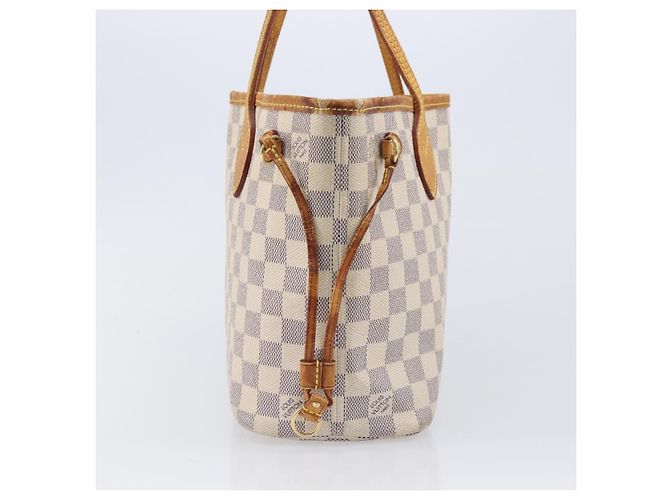 Borsa Tote LOUIS VUITTON Damier Azur Neverfull PM N41362 LV Auth ep15839 - vista 3