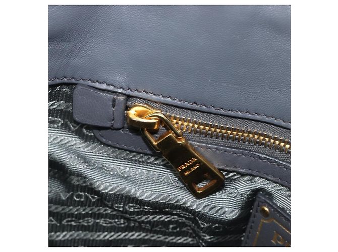 Bolsa de mão PRADA Nylon Green Gold Tone Auth bs37141A Verde - vista 22
