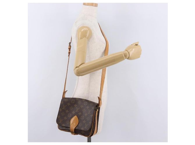 LOUIS VUITTON Monogram Cartouchiere MM Shoulder Bag M51253 LV Auth ka6304 Monogramma - vista 31