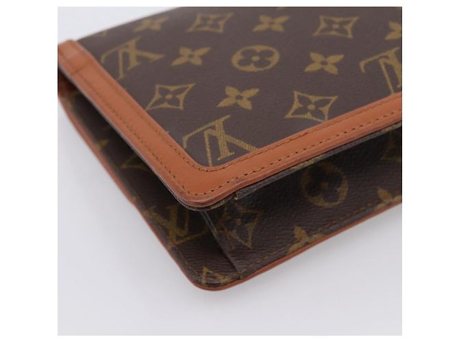 LOUIS VUITTON Monogram Pochette Dam GM Clutch Bag M51810 LV Auth ep16181 Monogramma - vista 16