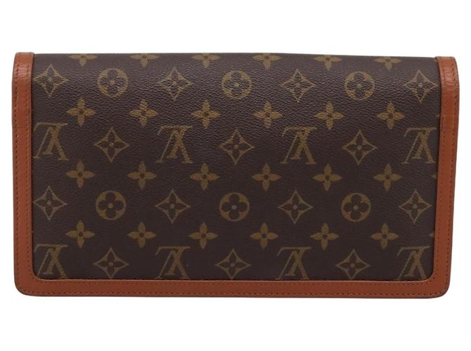 LOUIS VUITTON Monogram Pochette Dam GM Clutch Bag M51810 LV Auth ep16181 Monogramma - vista 2