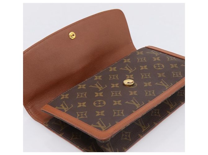 LOUIS VUITTON Monogram Pochette Dam GM Clutch Bag M51810 LV Auth ep16181 Monogramma - vista 9