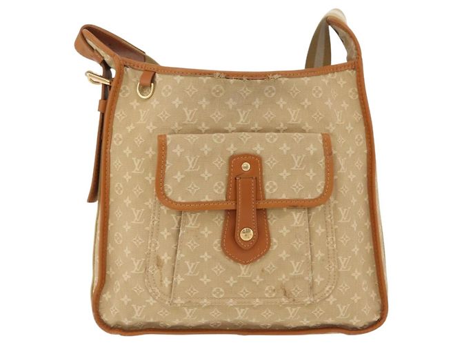 Bolso LOUIS VUITTON Monogram Mini Buzas Marie Kate Beige M92323 LV Auth ep16199 - vista 13