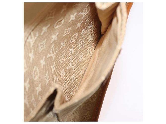 Bolso LOUIS VUITTON Monogram Mini Buzas Marie Kate Beige M92323 LV Auth ep16199 - vista 26