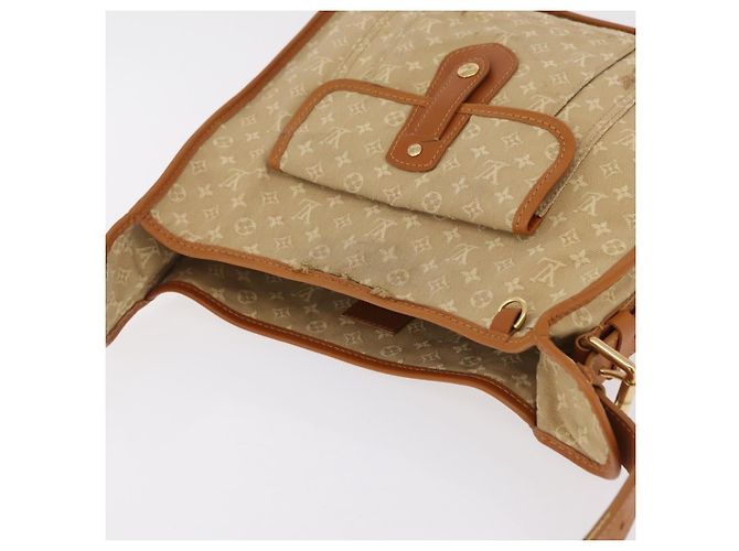 Bolso LOUIS VUITTON Monogram Mini Buzas Marie Kate Beige M92323 LV Auth ep16199 - vista 8