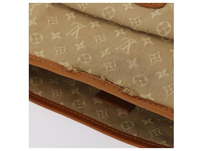 Bolso LOUIS VUITTON Monogram Mini Buzas Marie Kate Beige M92323 LV Auth ep16199 - vista 9