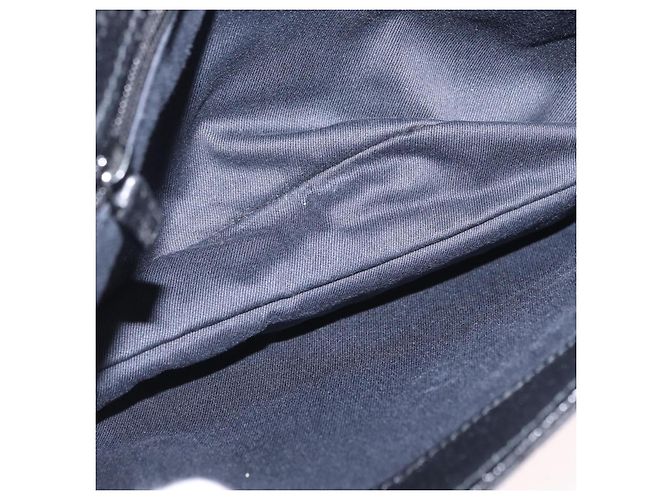 Borsa GUCCI GG Canvas Nero Argento 113014 Auth 206106V - vista 20