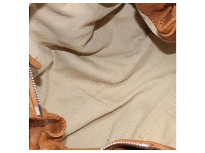 Chloé Borsa a mano Chloe Paddington in pelle Beige Oro Argento Auth BA15819V D'oro - vista 21