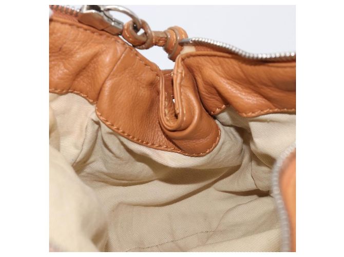 Chloé Borsa a mano Chloe Paddington in pelle Beige Oro Argento Auth BA15819V D'oro - vista 22