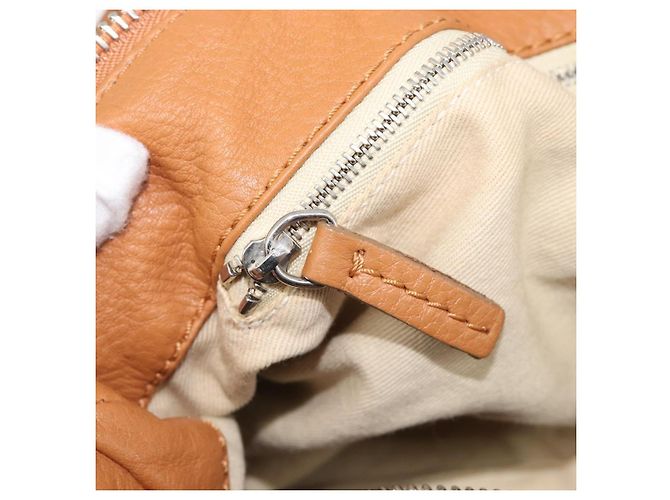 Chloé Borsa a mano Chloe Paddington in pelle Beige Oro Argento Auth BA15819V D'oro - vista 24