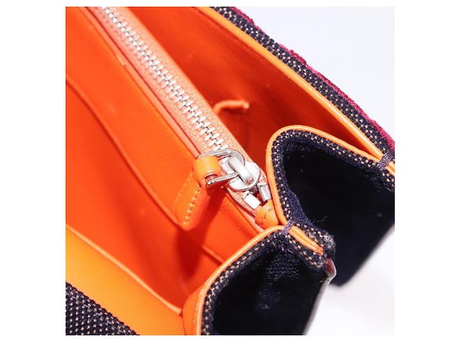 Borsa a mano Christian Dior Oblique Diorama Velluto 2way Rosso Argento Auth mr2986V - vista 29
