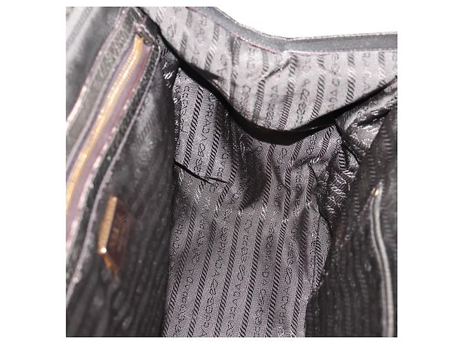 Borsa a mano PRADA in pelle Khaki Gold Auth ep15951 D'oro Cachi - vista 23