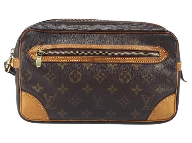 LOUIS VUITTON Monogram Marly Dragonne GM Clutch Bag M51825 LV Auth ep15995 Monogramma - vista 13