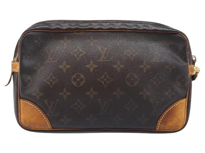 LOUIS VUITTON Monogram Marly Dragonne GM Clutch Bag M51825 LV Auth ep15995 Monogramma - vista 2