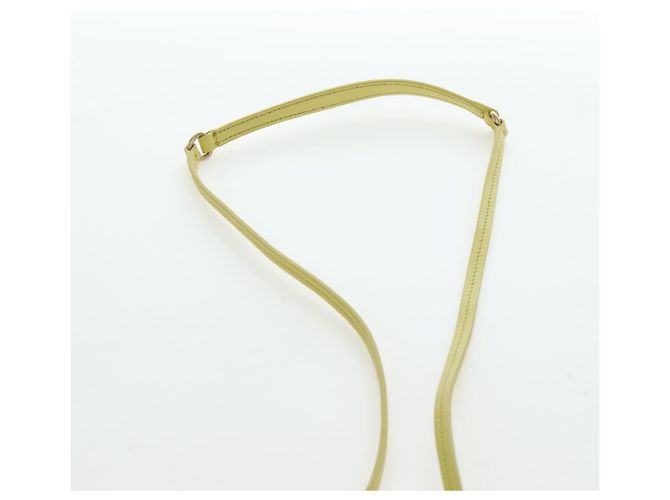 Borsa Miu Miu Wonder in paglia 2way Yellow Gold Auth 206257SAM D'oro Giallo - vista 16