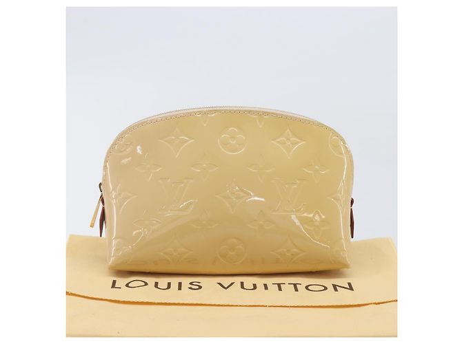 LOUIS VUITTON Monogram Vernis Cosmetic Pouch Pink LV Auth ki6883V Rosa - vista 12