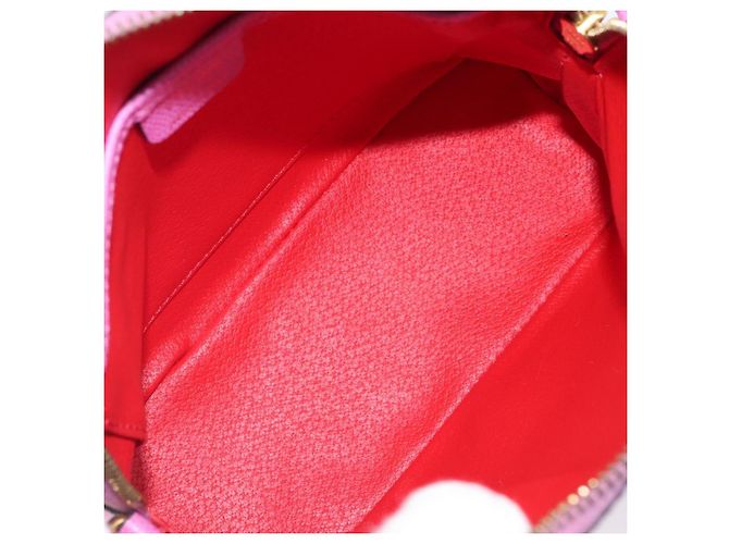 Céline CELINE Handtasche Leder 2way Pink Gold Tone Auth 205901A - Ansicht 11