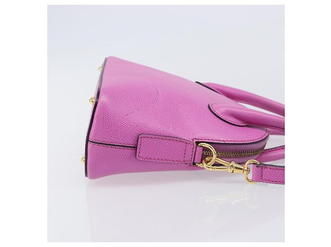 Céline CELINE Handtasche Leder 2way Pink Gold Tone Auth 205901A - Ansicht 5