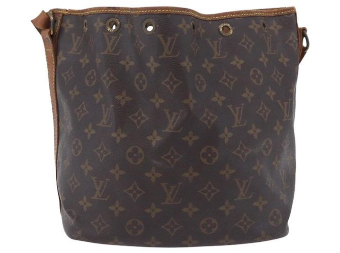 LOUIS VUITTON Monogram Petit Noe Schultertasche M42226 LV Auth 204810 Monogramm - Ansicht 2