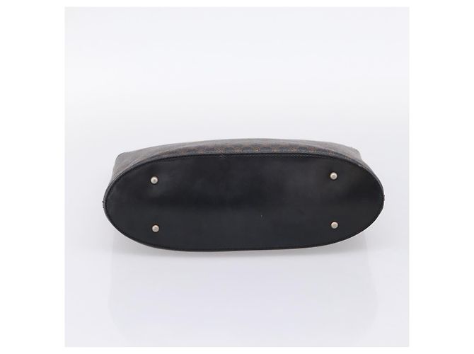 Céline Bolso de mano CELINE Macadam Canvas PVC Negro Tono Dorado Auth mr2944 - vista 5