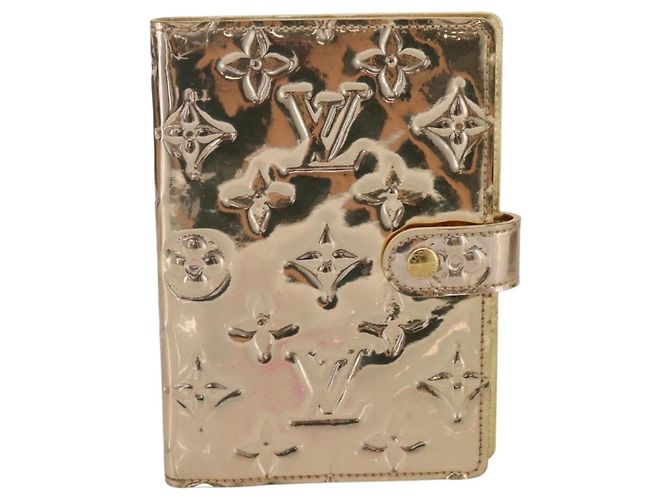 LOUIS VUITTON Miroir Agenda PM Funda de agenda dorada R20962 LV Auth 205923A Dorado - vista 13